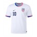 Camiseta Estados Unidos Christian Pulisic #10 Primera Equipación Copa America 2024 manga corta